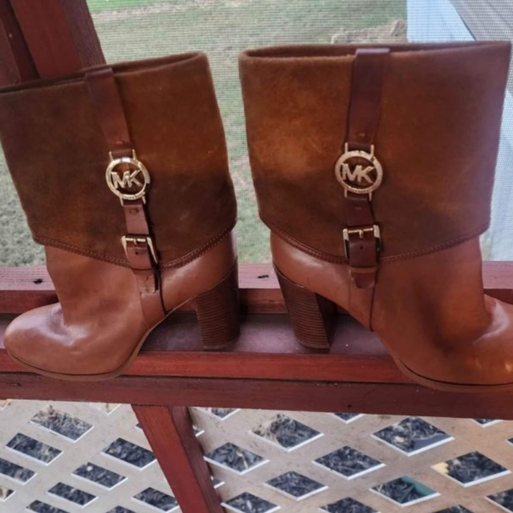 Michael Kors Tan Ankle Boots